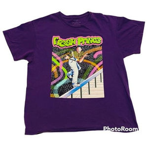 Retro Apparel Unisex Fresh Prince Tee Shirt Purple XL 90’s Hip Hop Vintage Look